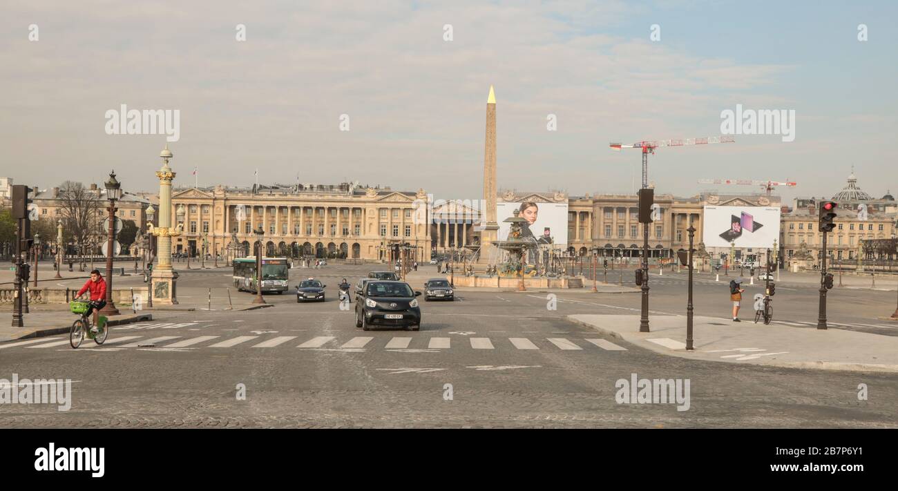 CORONAVIRUS /EMPTY PARIS Stock Photo