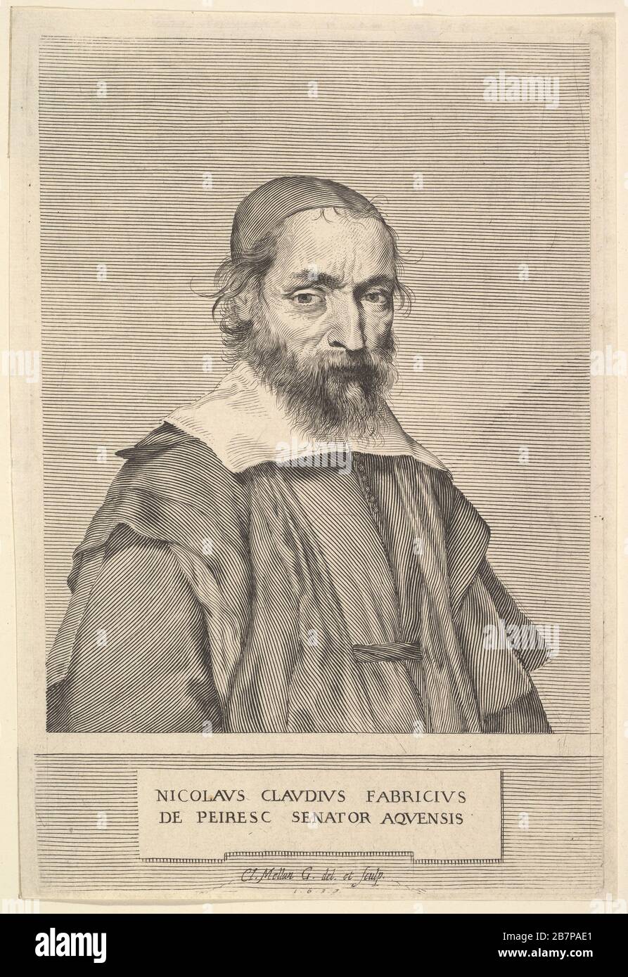 Nicolas-Claude Fabri de Peiresc, 1637. Stock Photo