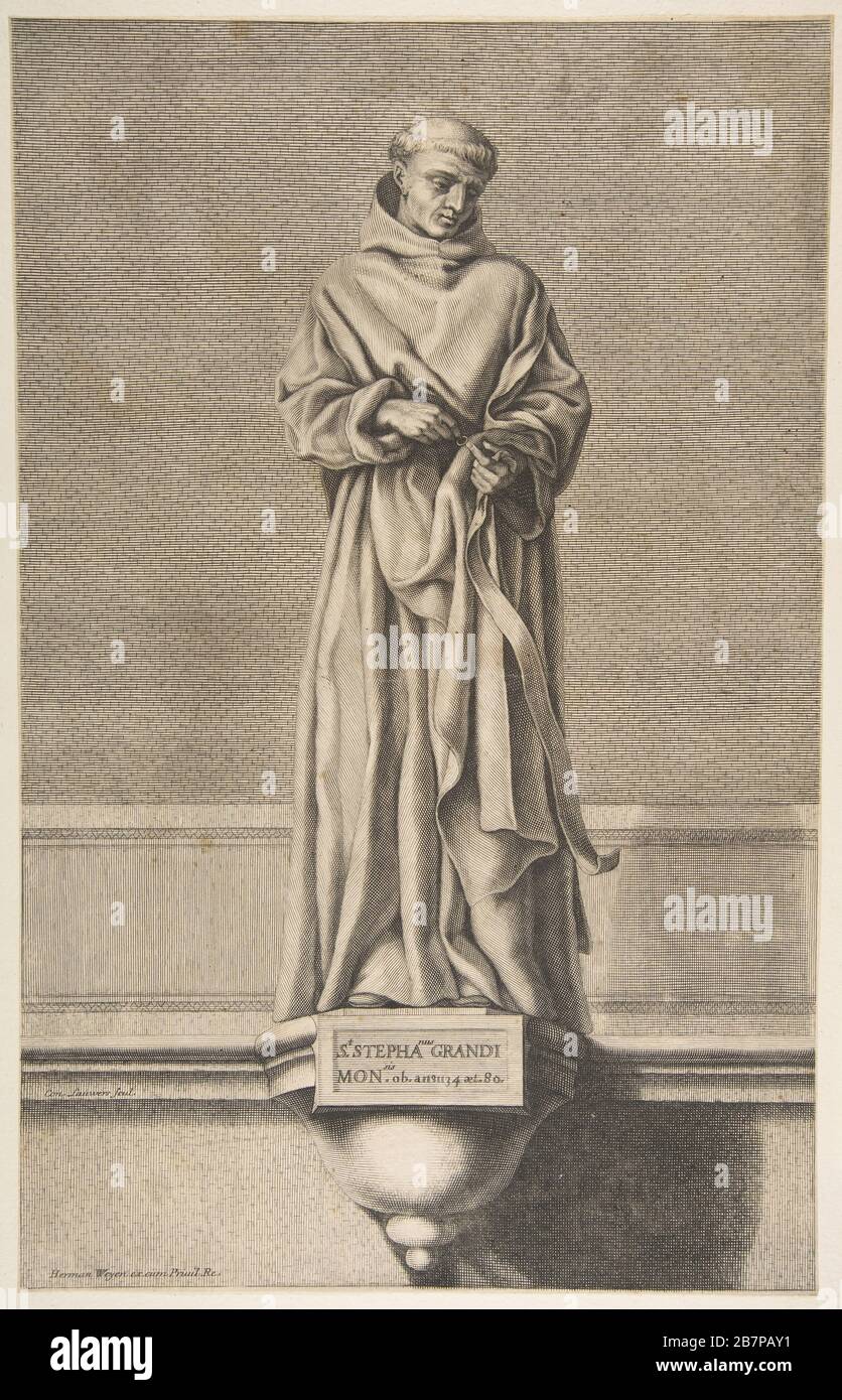 St. Stephanus Girandi, 17th century. After Laurent de La Hyre Stock Photo