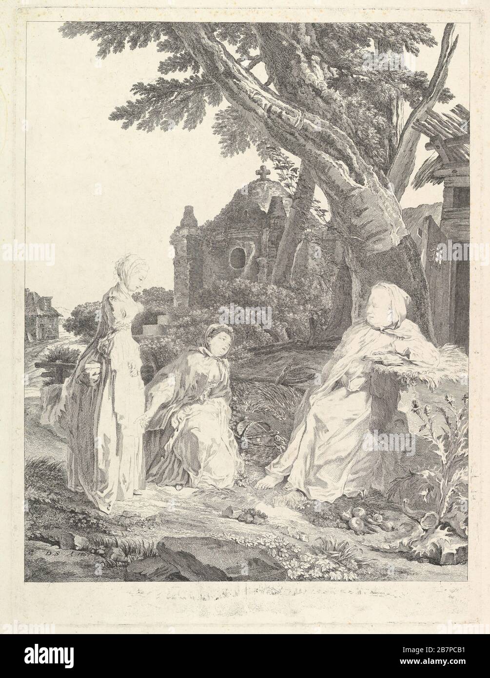 Fr&#xe8;re Luce, 1767. Stock Photo