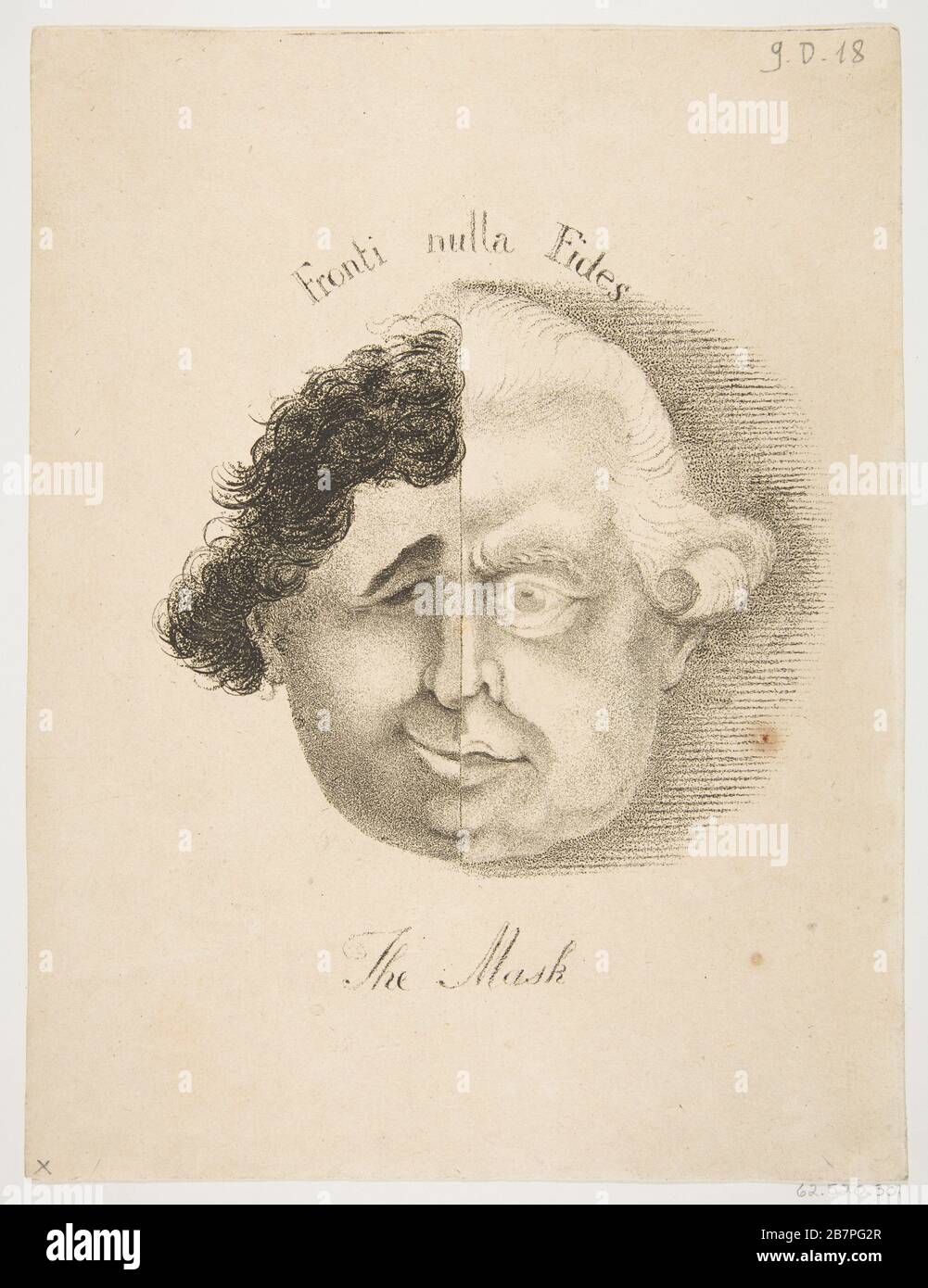 The Mask, May 21, 1783 Stock Photo Alamy