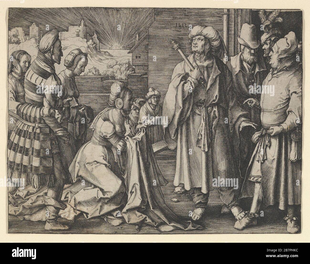 Potiphar's Wife Acuses Joseph, 1512 Stock Photo - Alamy
