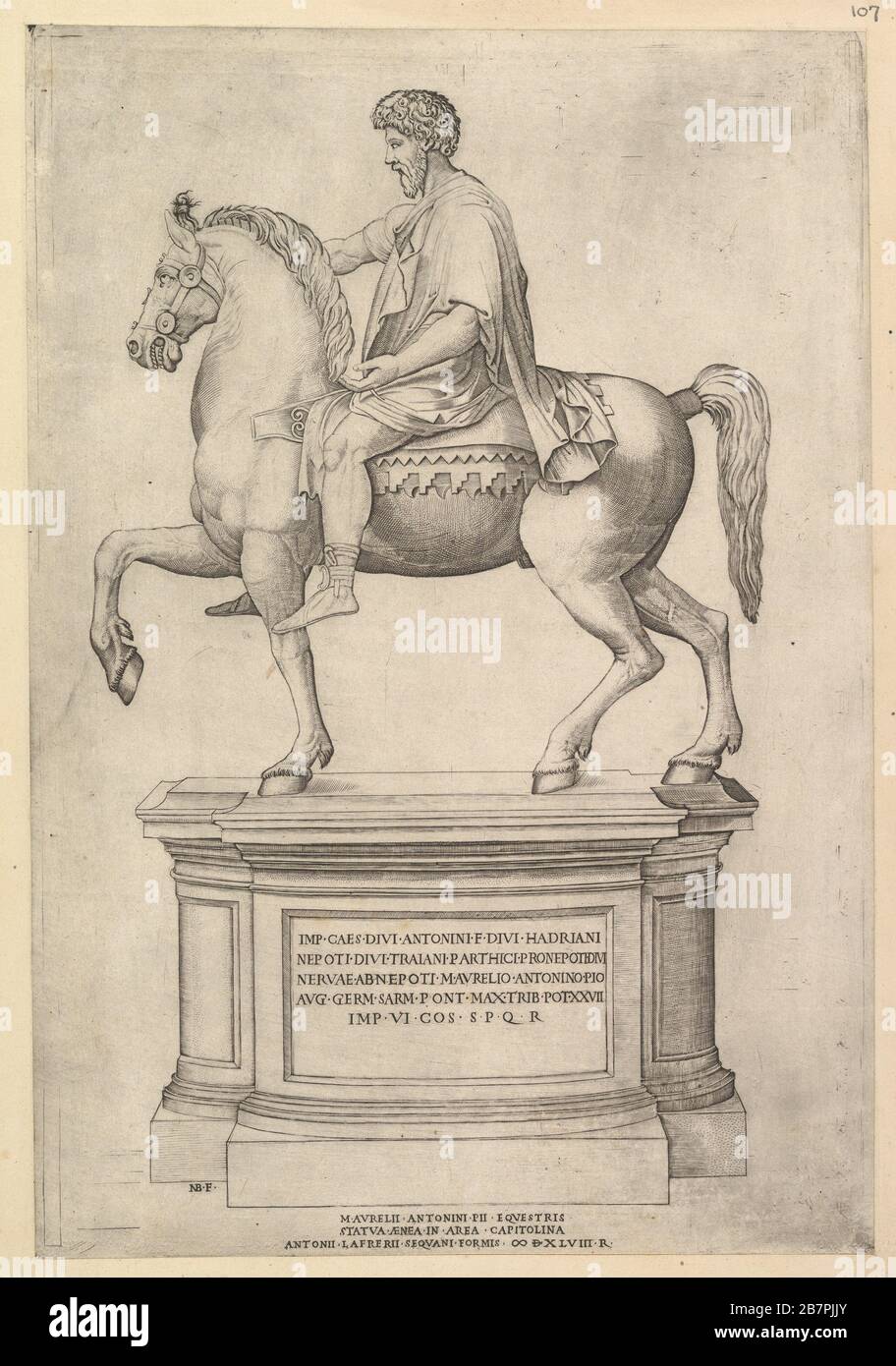 Speculum Romanae Magnificentiae Marcus Aurelius, 16th century Stock Photo Alamy