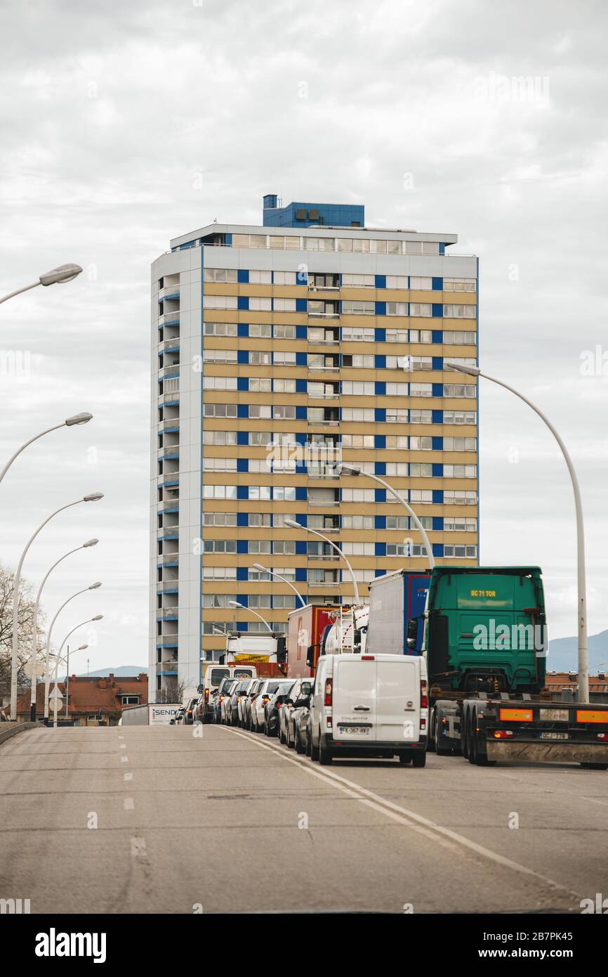 Between strasbourg and kehl in germany hires stock photography and