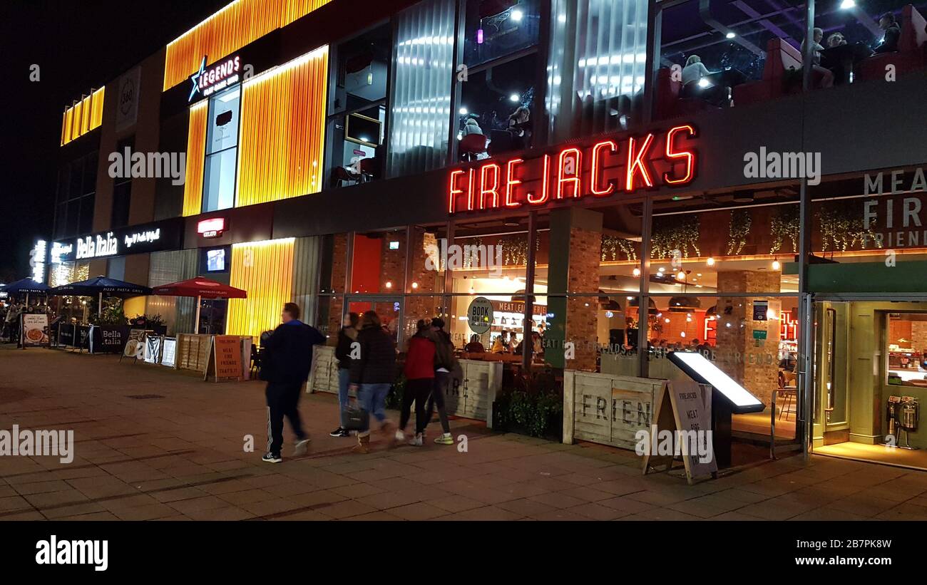 Festival Leisure Park in Basildon, Essex, an entertainment complex with