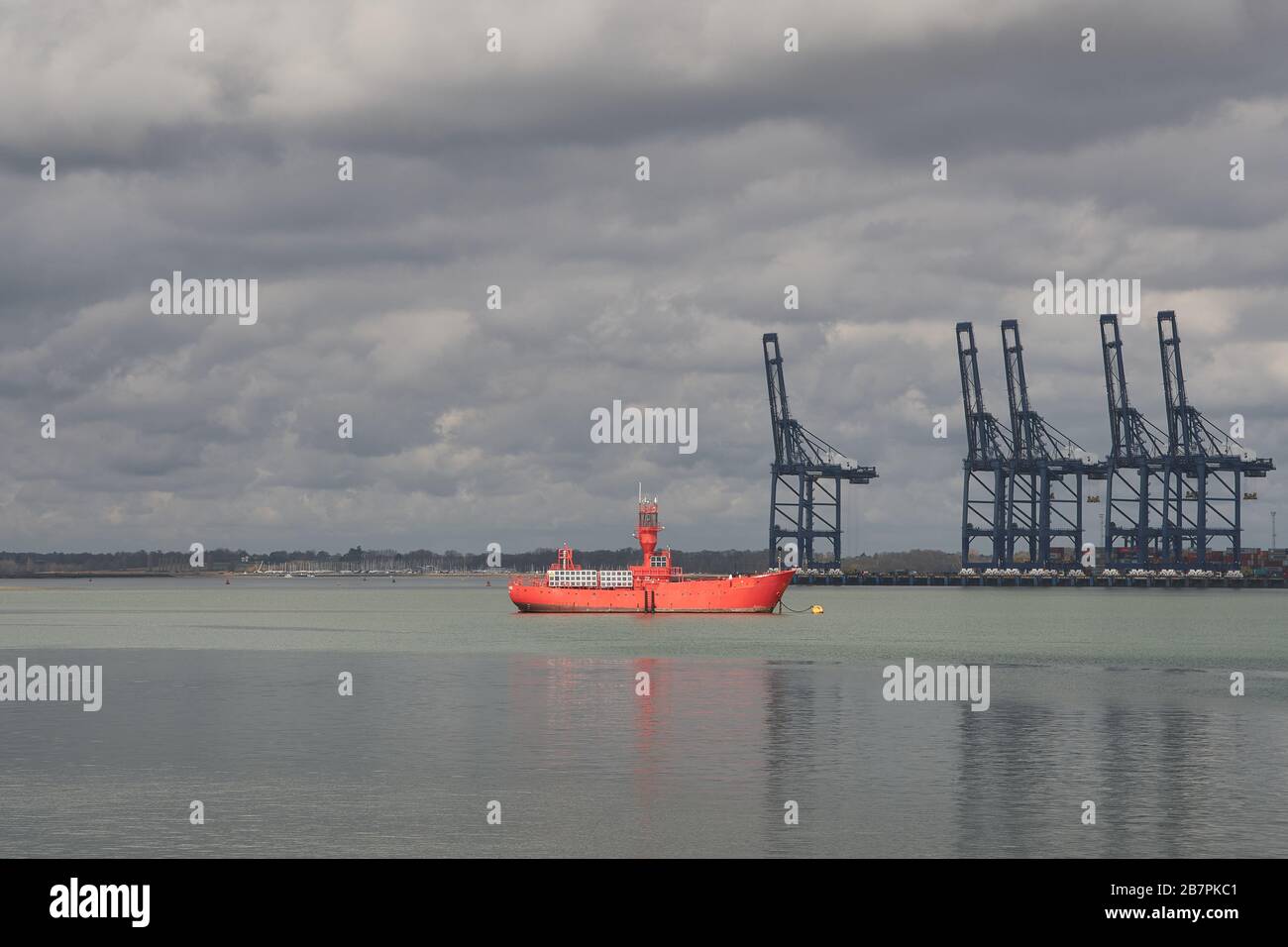 Lighthouse Boat, Felixstowe Stock Photo Alamy