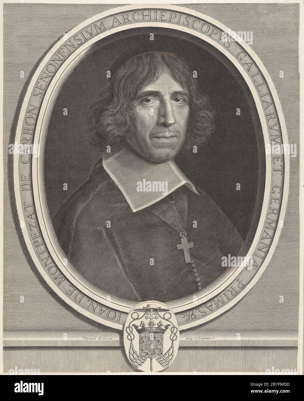 Jean de Montpezat de Carbon, ca. 1673. Stock Photo