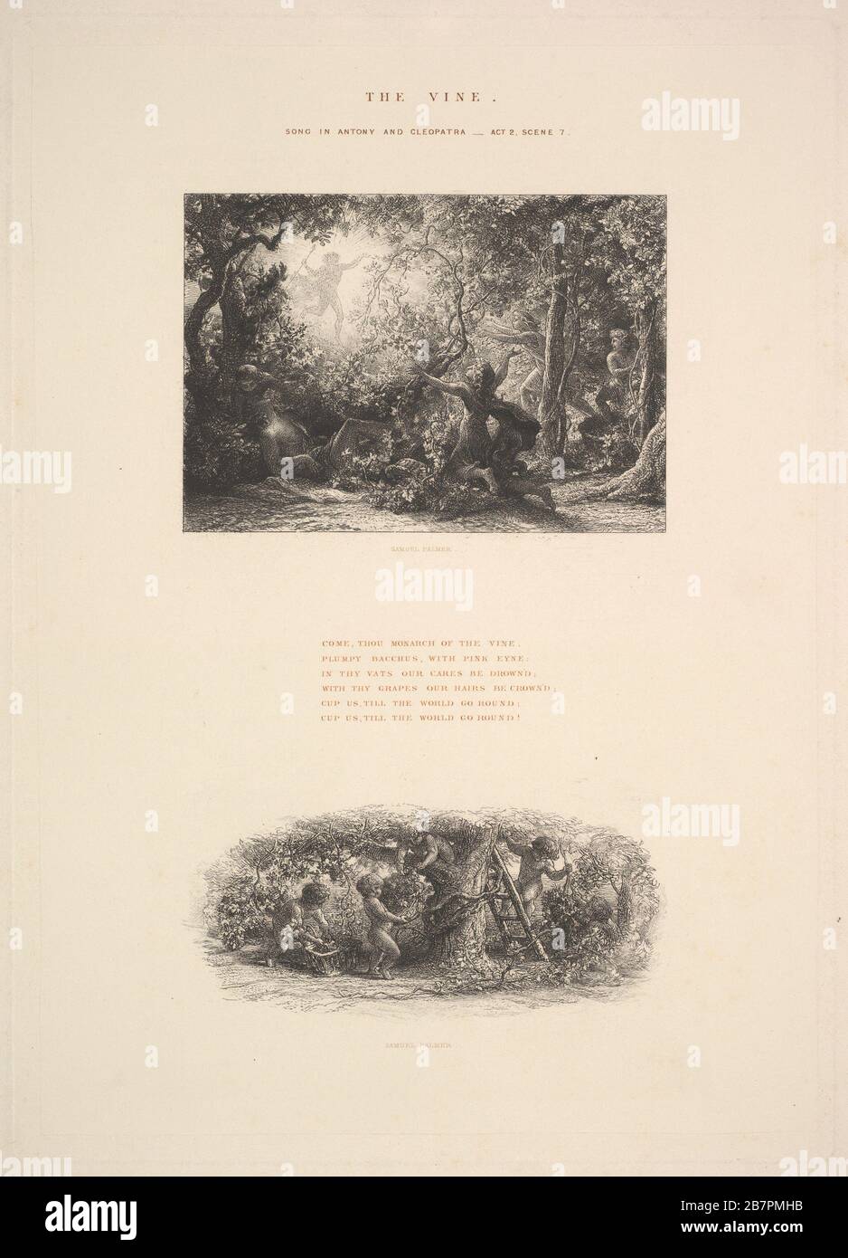 The Vine, or Plumpy Bacchus, 1880. Stock Photo