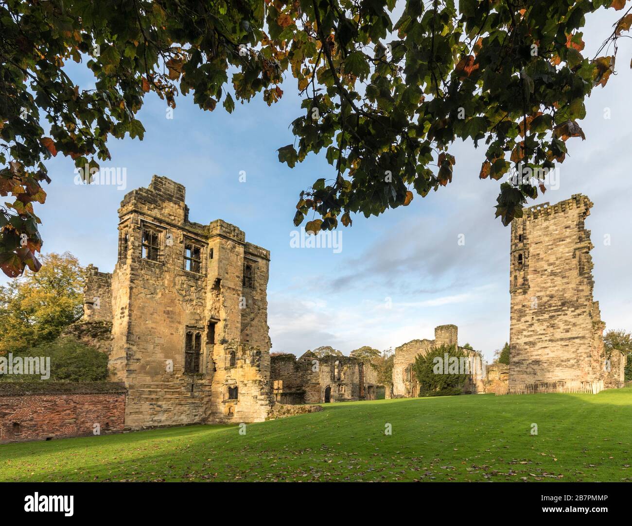 Ashby de la Zouch Castle, Leicestershire, England, UK Stock Photo