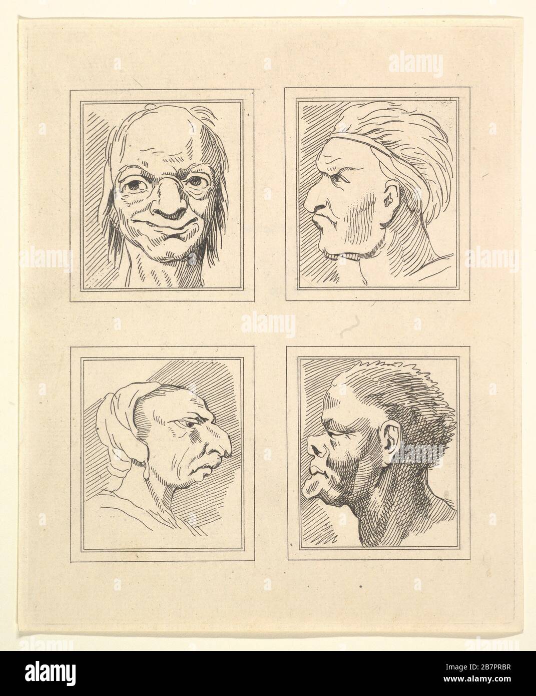 Grotesque Drawings Grotesque head leonardo hi-res stock photography and images - Alamy