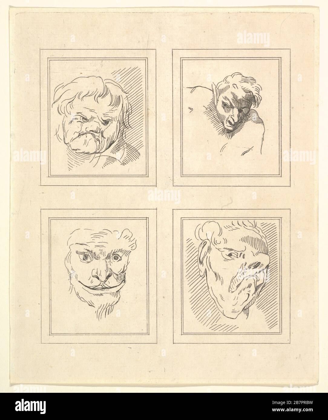 Grotesque Drawings Grotesque heads leonardo da vinci hi-res stock photography and images ...