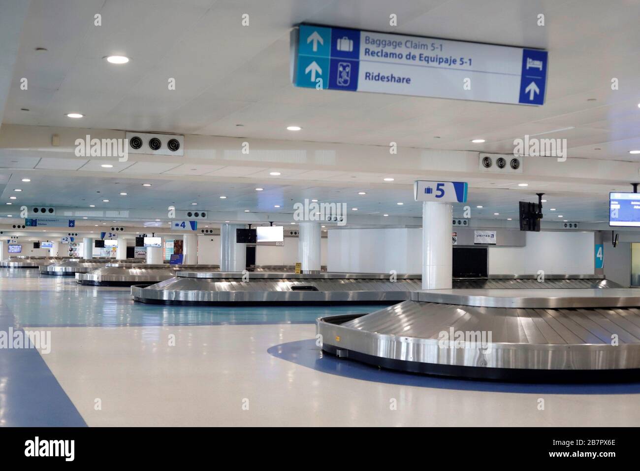 San Juan Puerto Rico 17th Mar View Of The Empty Airport In San Juan Puerto Rico On 17 March The Curfew Enacted By Puerto Rican Governor Wanda Vazquez As A