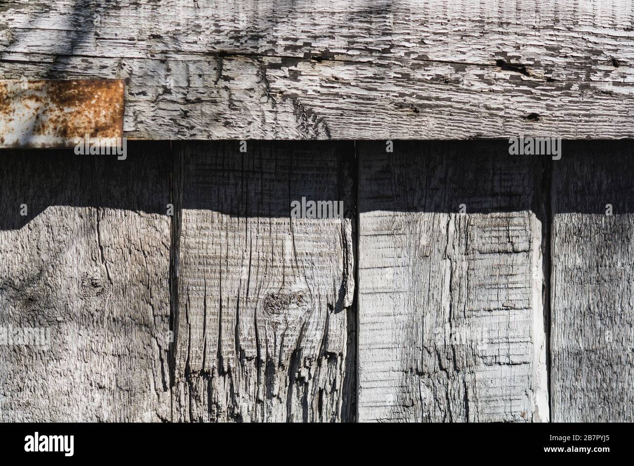 Old gray wooden fence wood texture Stock Photo - Alamy