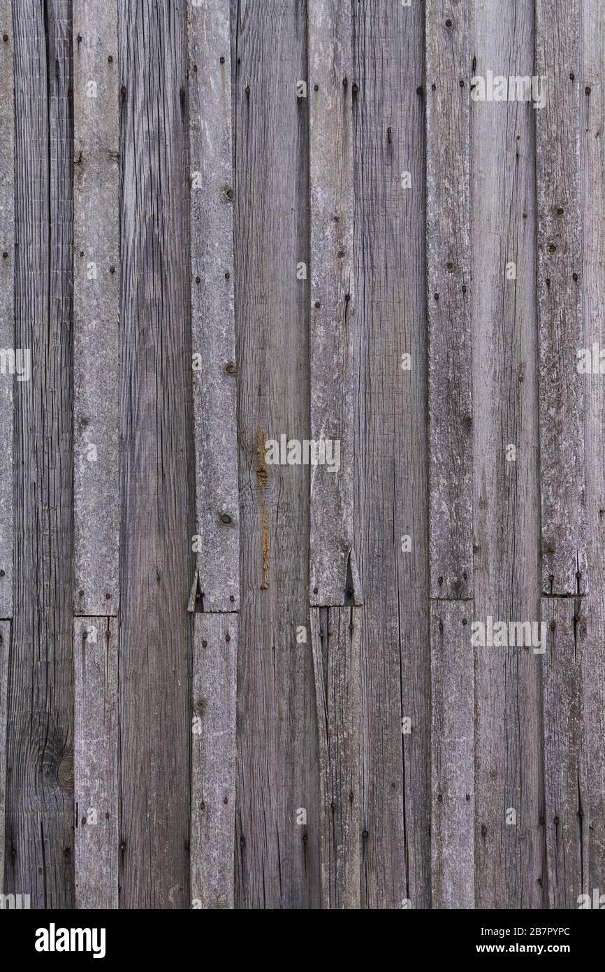 Old gray wooden fence wood texture Stock Photo - Alamy