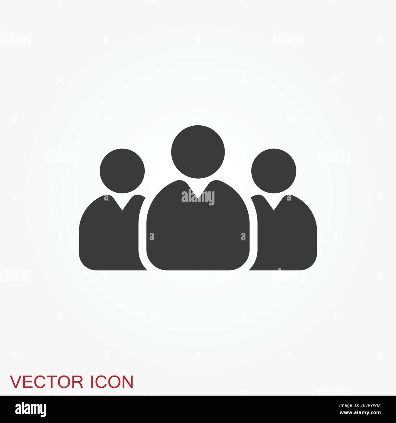 Meeting vector icon. Management and Human Resource Icons Stock Vector ...