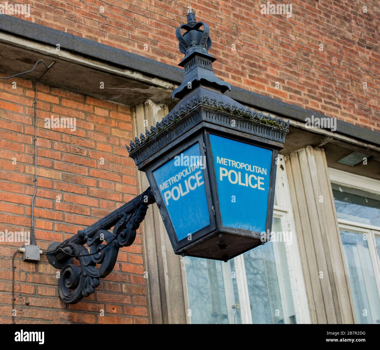 Kensington Police Station, 72 Earls Court Road, London W8 6EQ Stock Photo