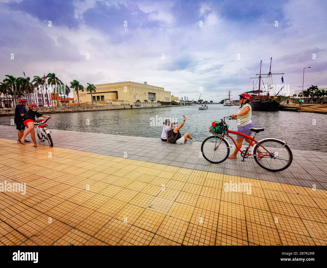 cartagena-colombia-november-12-2019-bicycle-at-the-streets-of-the
