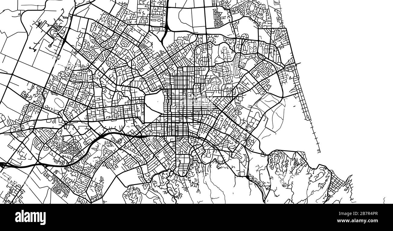 Map Of Christchurch Nz Urban Vector City Map Of Christchurch, New Zealand Stock Vector Image & Art  - Alamy