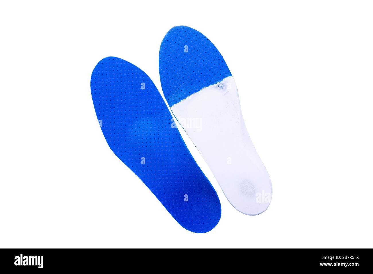 orthopedic insoles on white background Stock Photo Alamy
