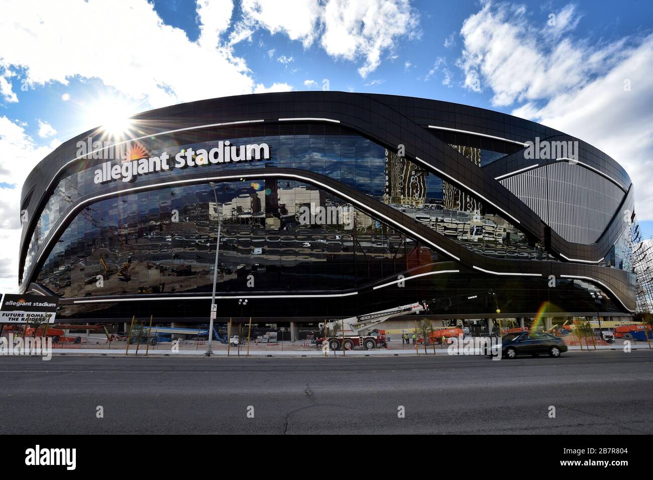 Allegiant Stadium, Home of the Raiders, Las Vegas, Nevada Stock Photo -  Alamy