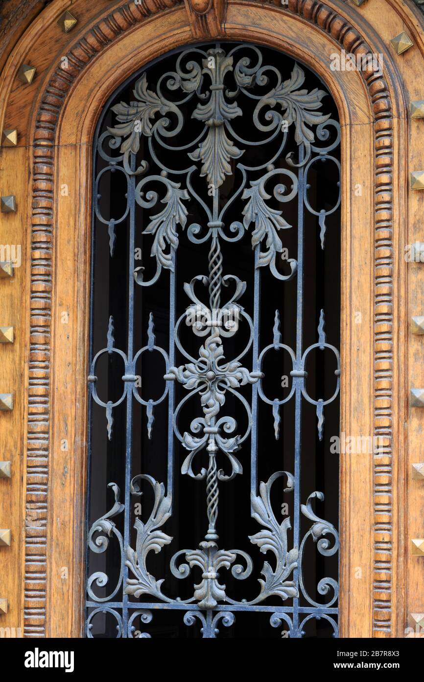 Tolstoy Palace door,Odessa,Crimea,Ukraine,Eastern Europe Stock Photo