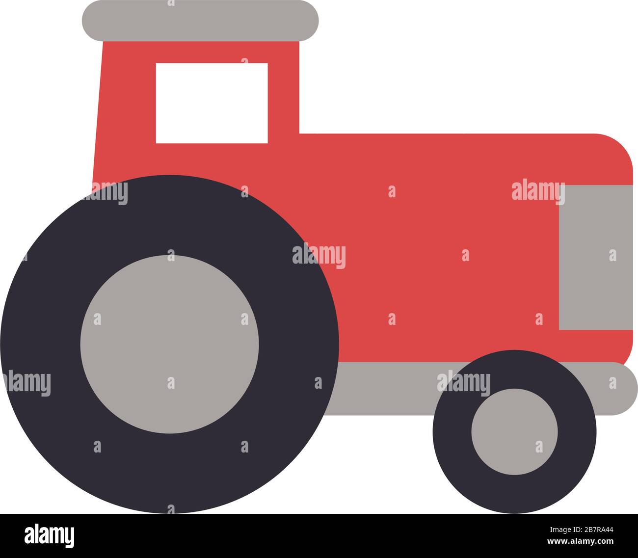 gardening tractor on white background vector illustration design Stock Vector Image & Art Alamy