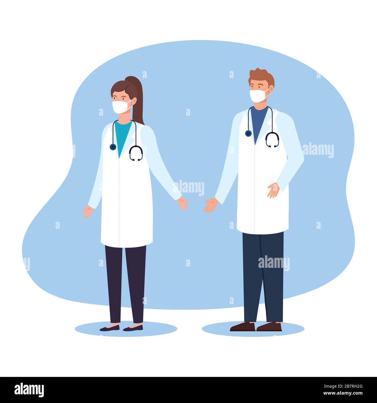 group of doctors avatar character Stock Vector Image & Art - Alamy