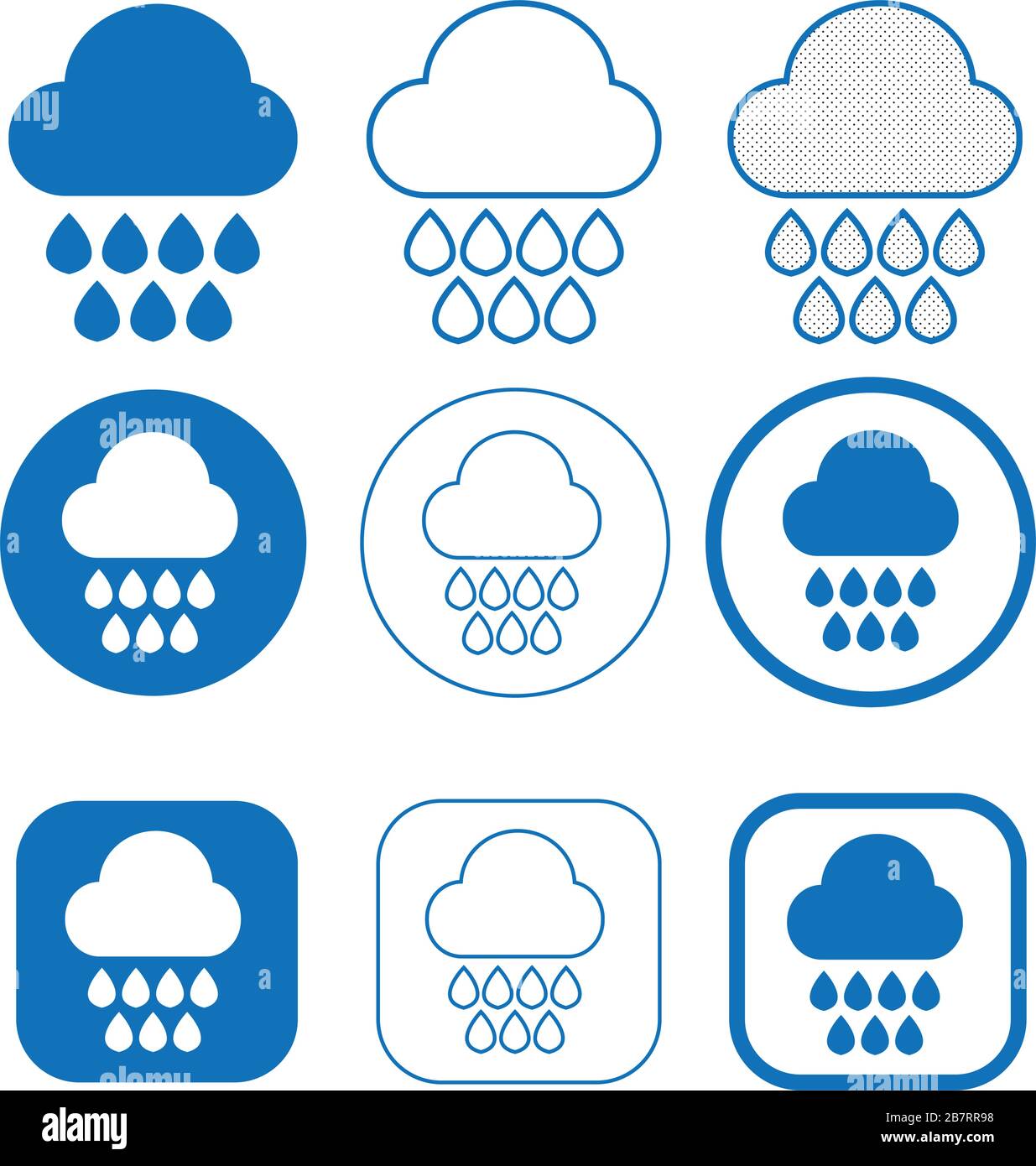Simple Cloud icon sign for web and app Stock Vector
