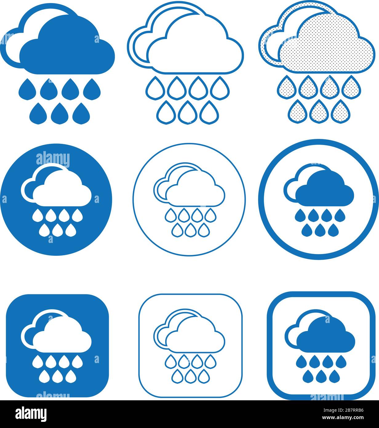 Simple Cloud icon sign for web and app Stock Vector