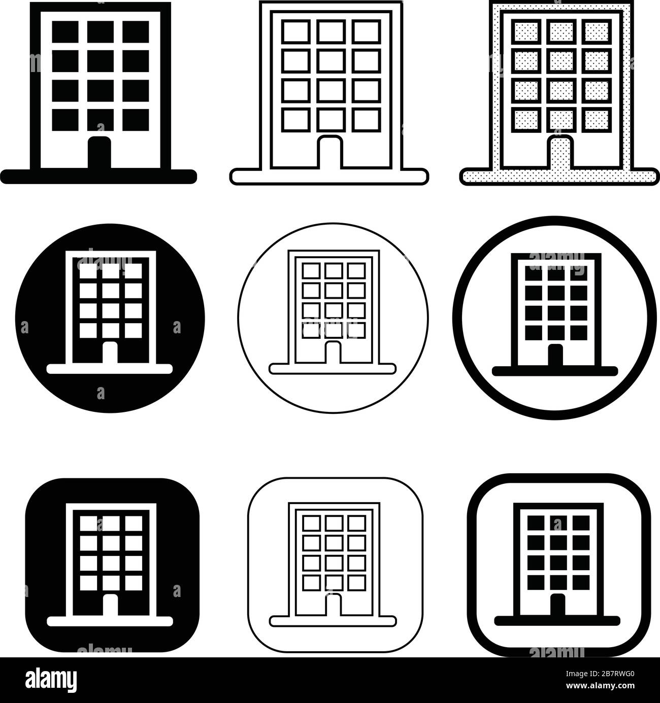 Simple building icon sign design Stock Vector Image & Art - Alamy