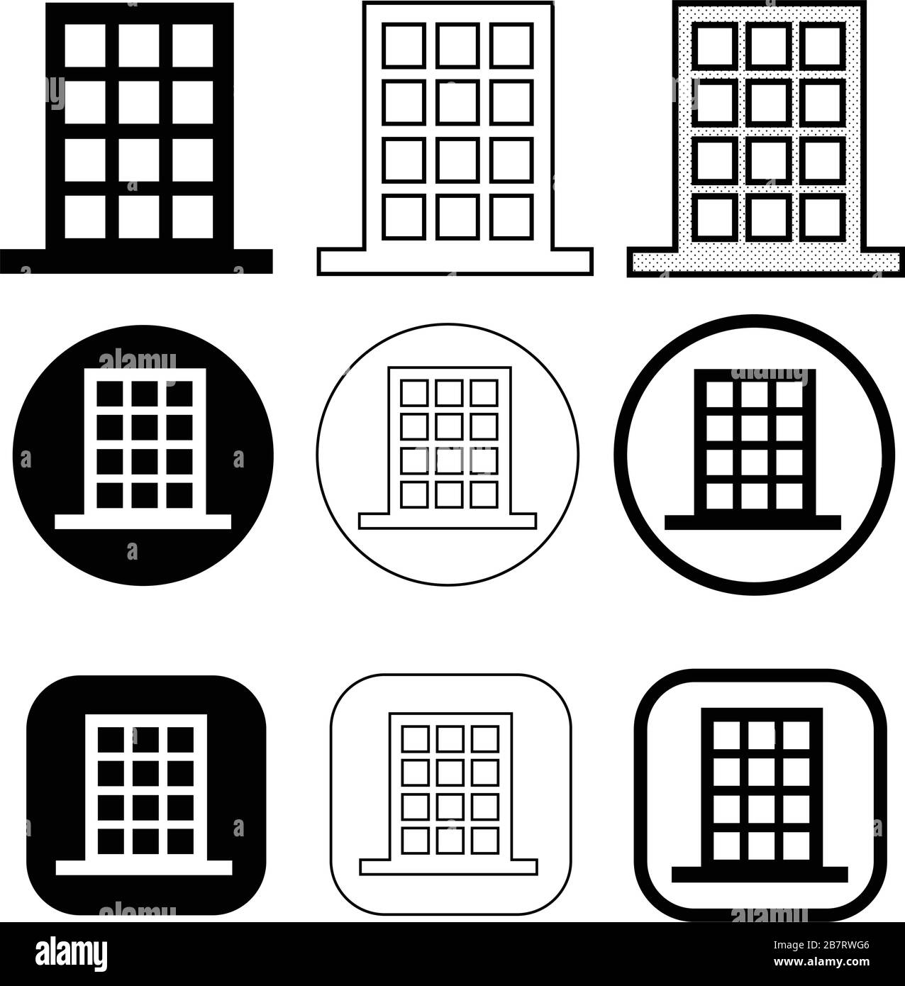 Simple building icon sign design Stock Vector Image & Art - Alamy