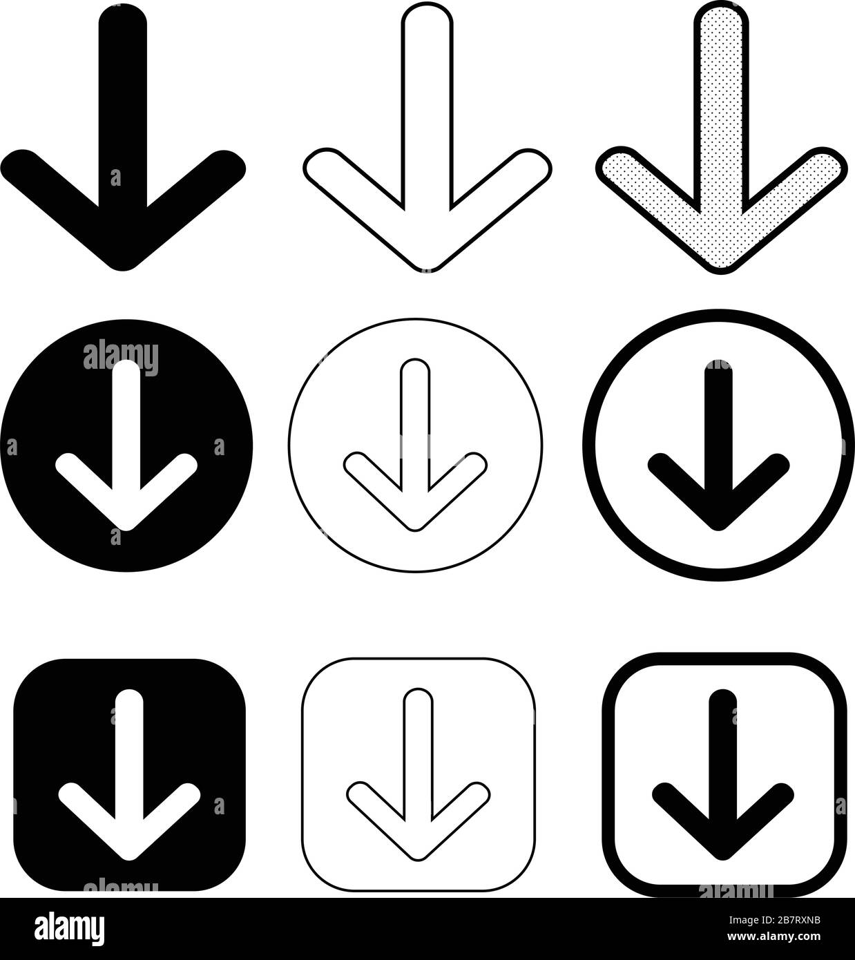 Sign document upload download Stock Vector Images - Alamy