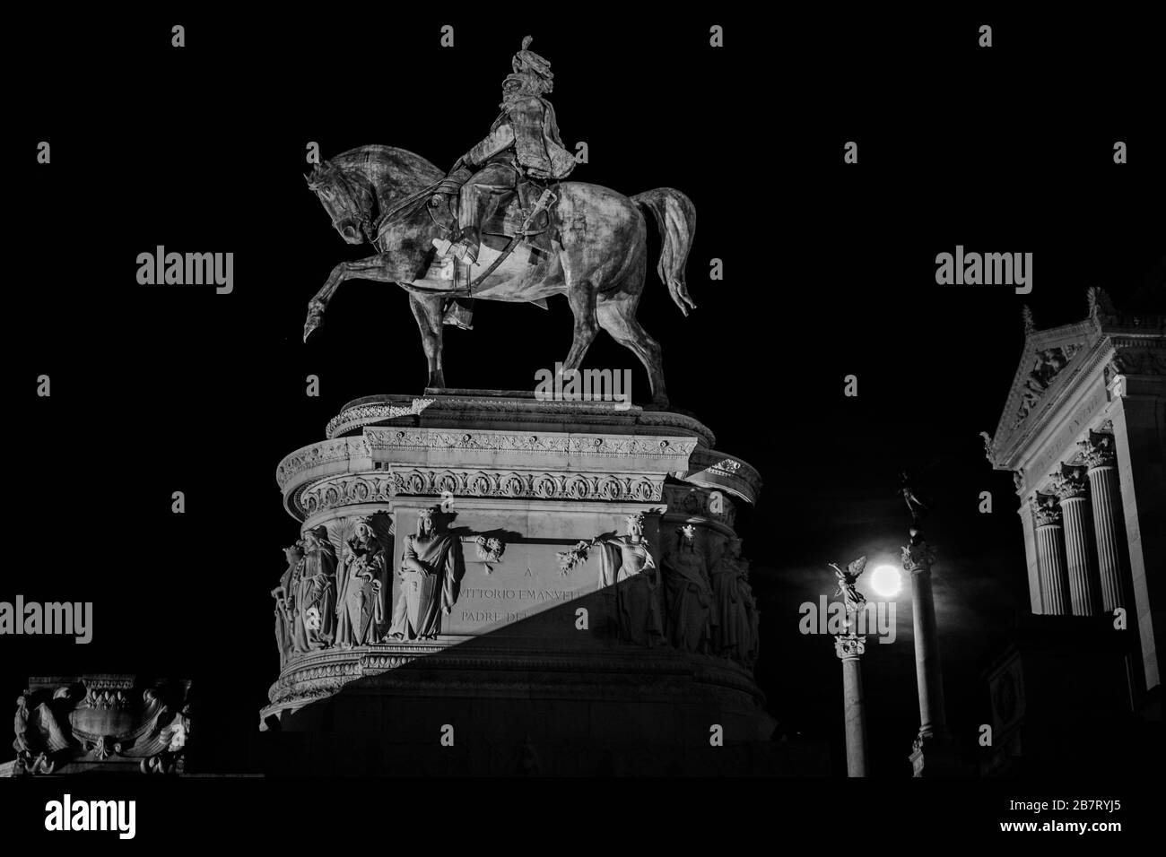 Piazza Venezia, Monument to Victor Emmanuel II, Rome Italy Stock Photo