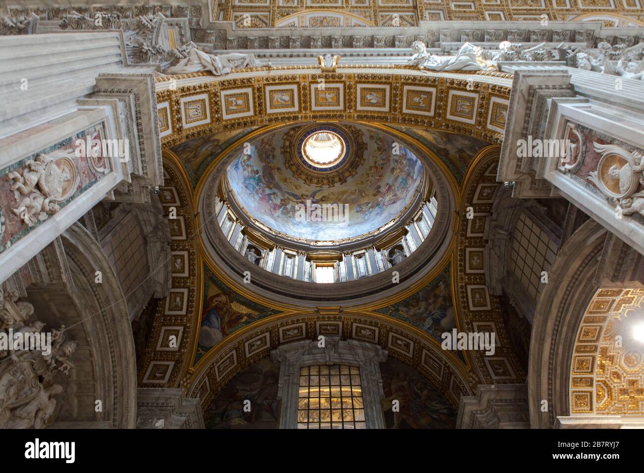 St. Peter's Basilica, Vatican City Stock Photo