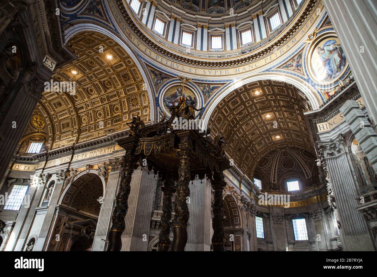 St. Peter's Basilica, Vatican City Stock Photo