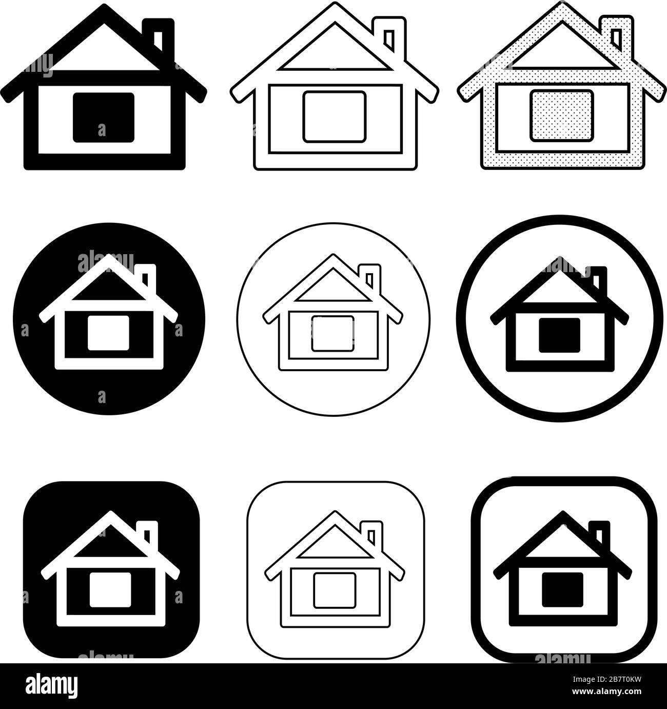 Simple home icon sign design Stock Vector Image & Art Alamy