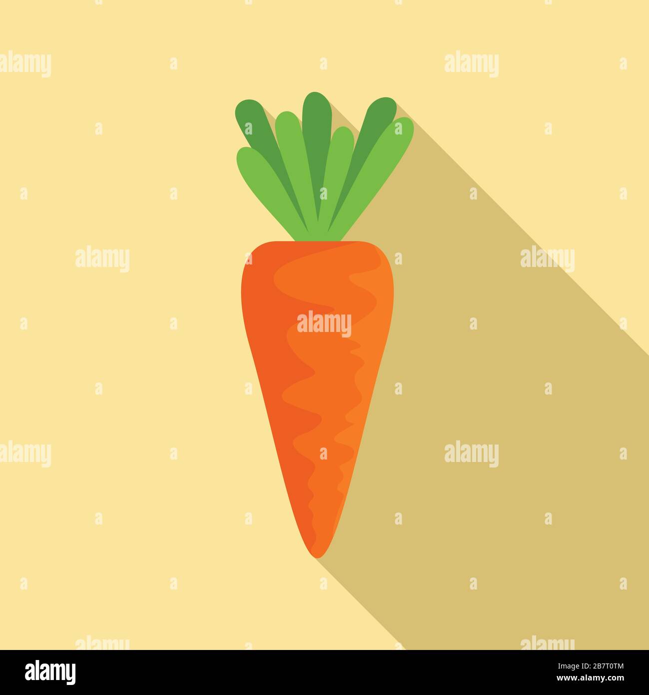 Detox carrot icon. Flat illustration of detox carrot vector icon for ...