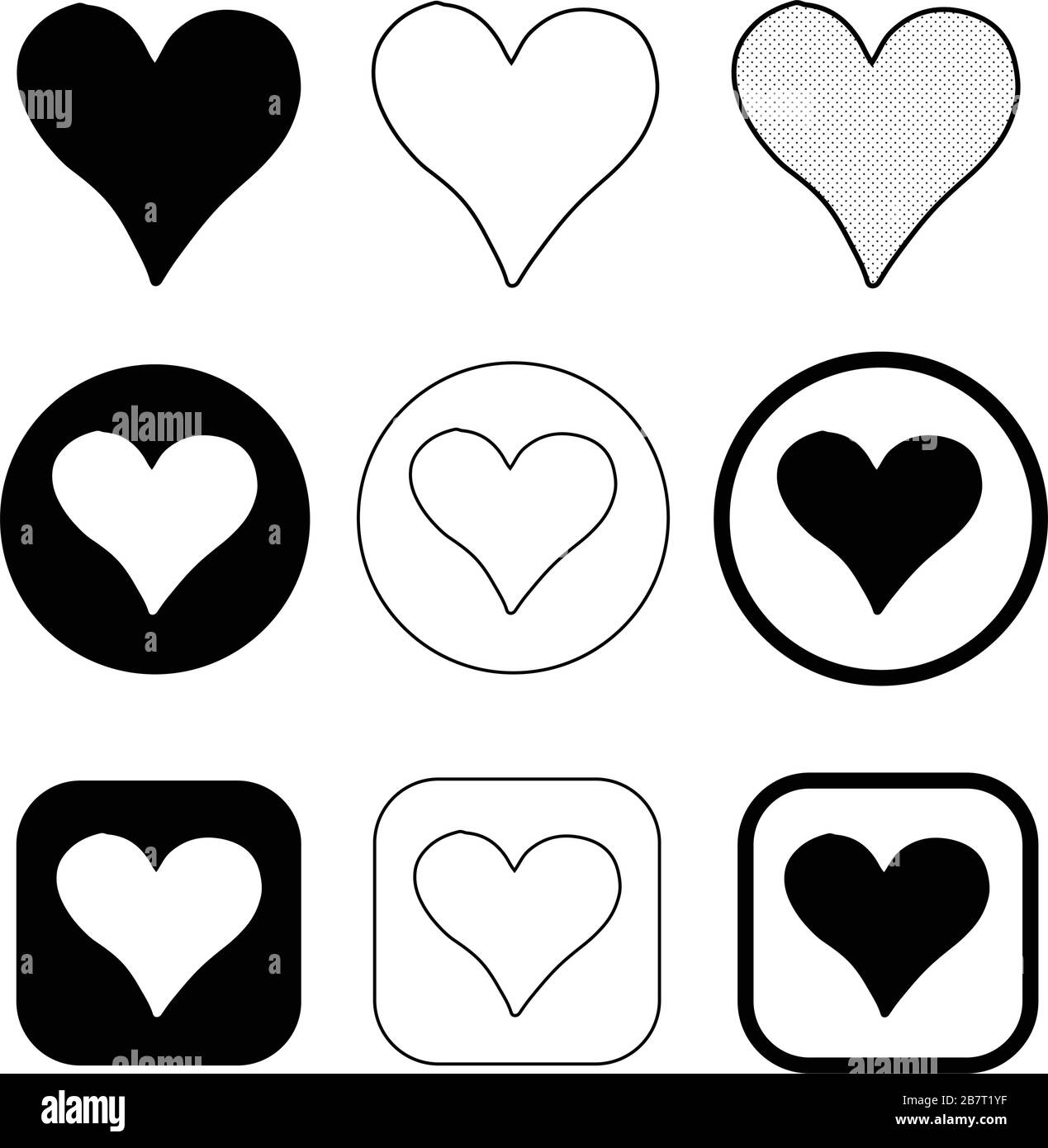 Simple heart icon sign design Stock Vector