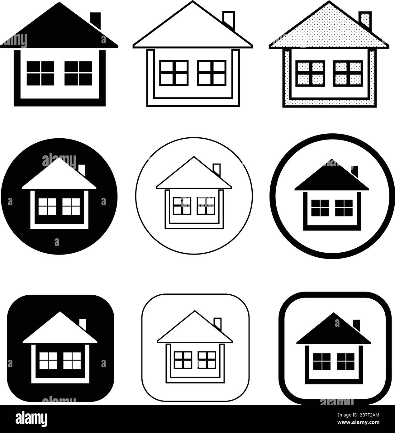 Simple home icon sign design Stock Vector Image & Art - Alamy
