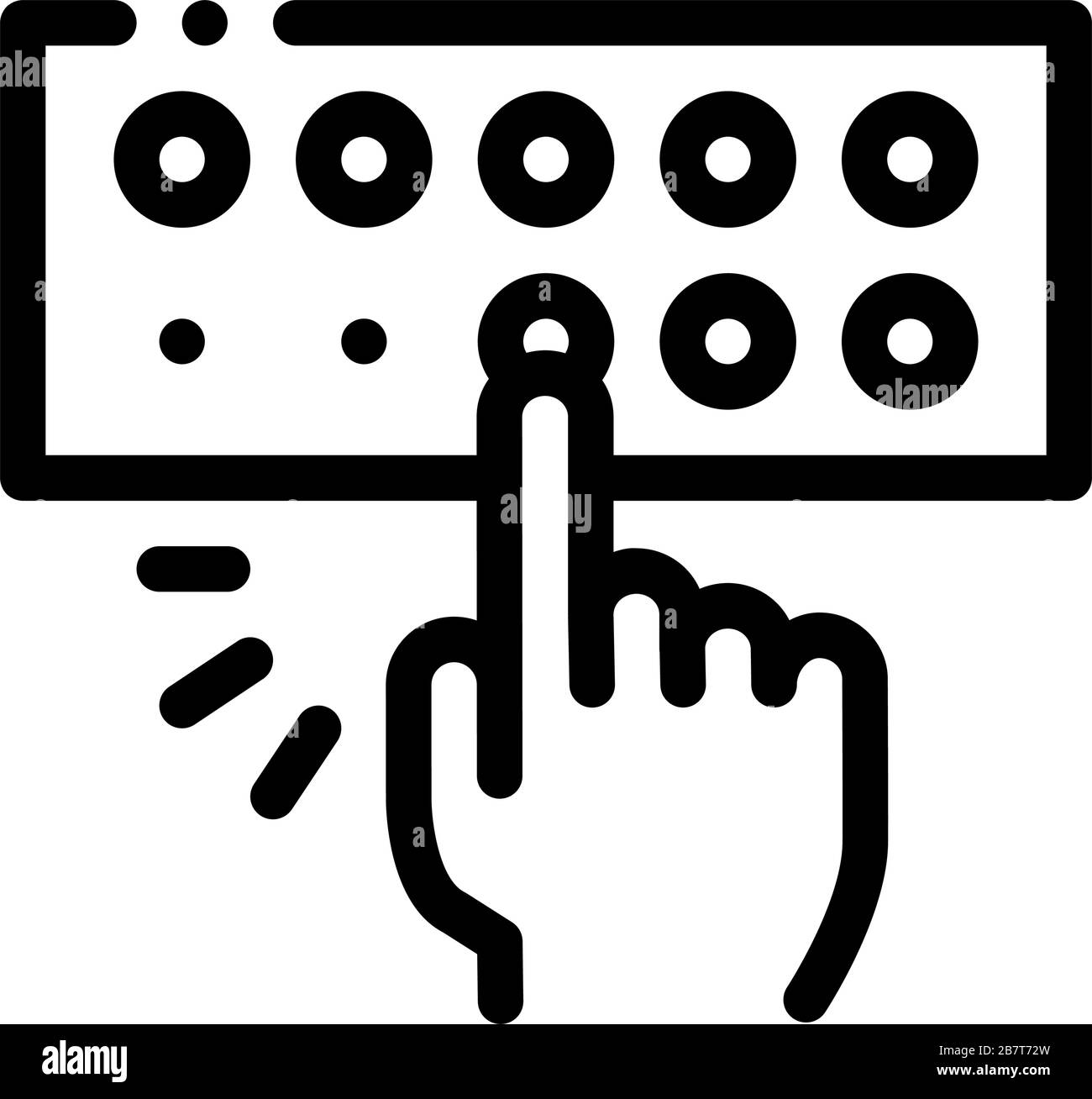 Musical Console Icon Vector Outline Illustration Stock Vector Image ...
