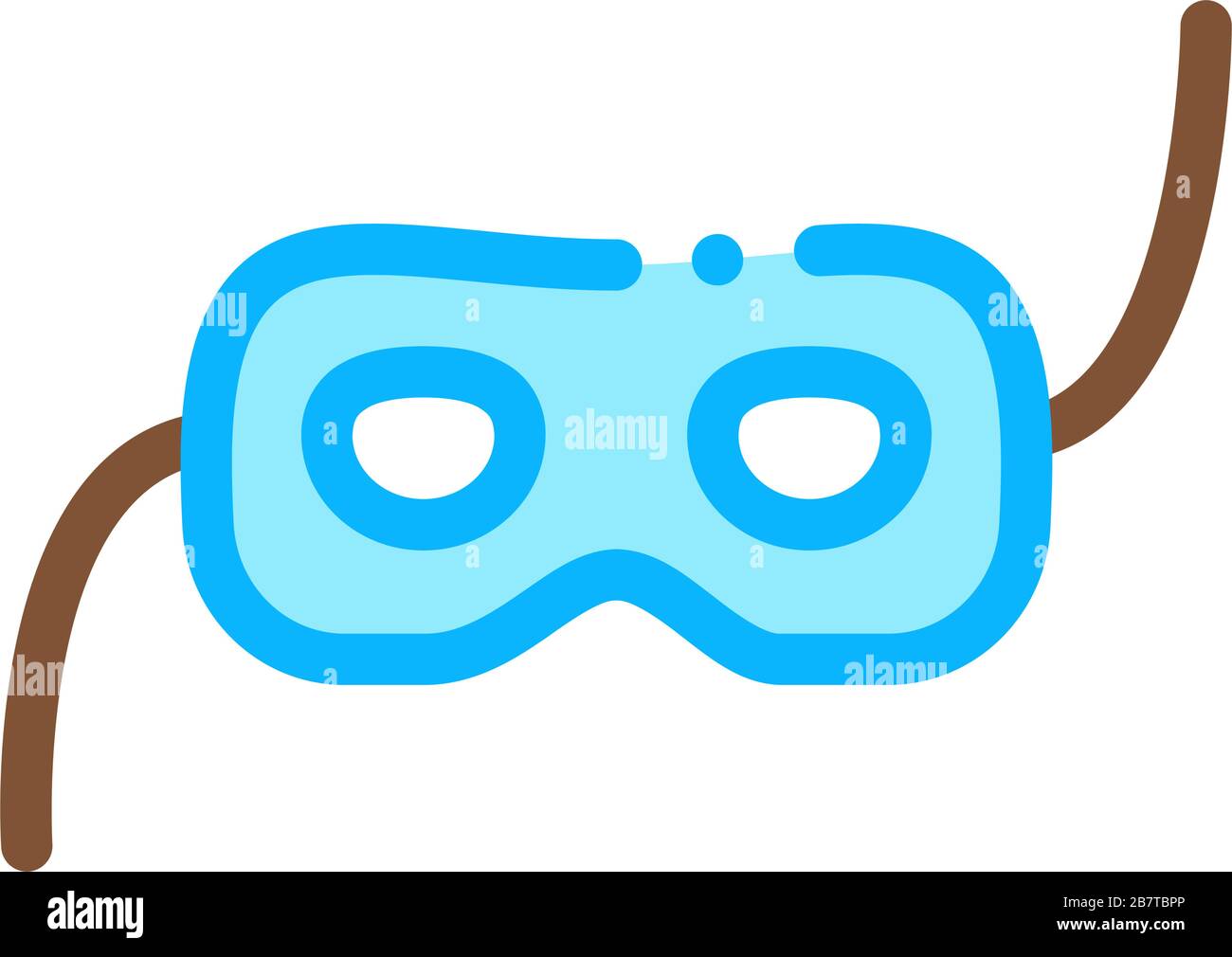 Mask Icon Vector Outline Illustration Stock Vector Image & Art - Alamy