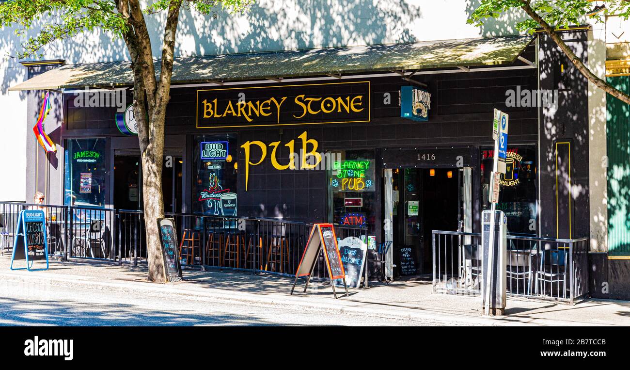 Blarney Stone Pub Stock Photo