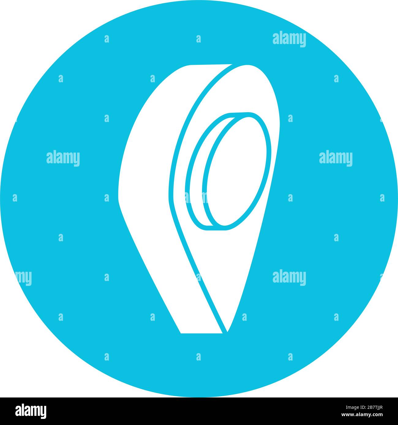 pin pointer location block style icon Stock Vector Image & Art - Alamy