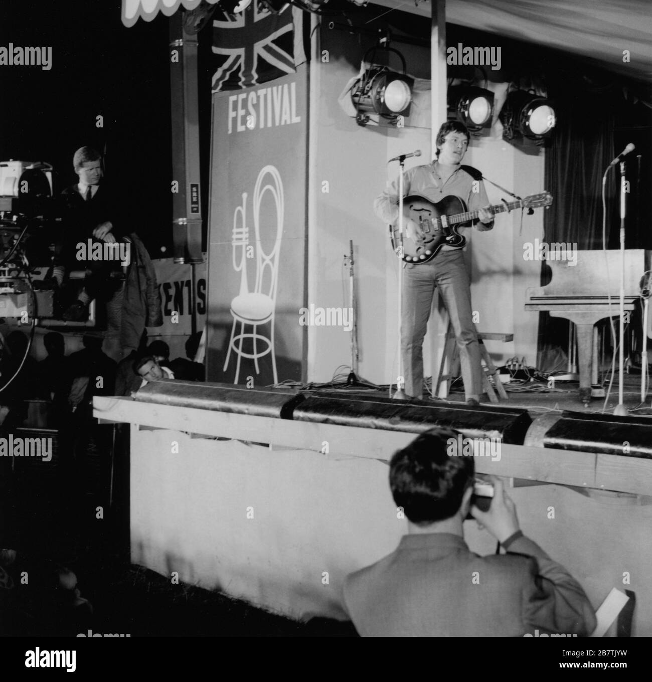 Stevie Winwood, Spencer Davis Group, Richmond Jazz Festival, London, 1965. Stock Photo