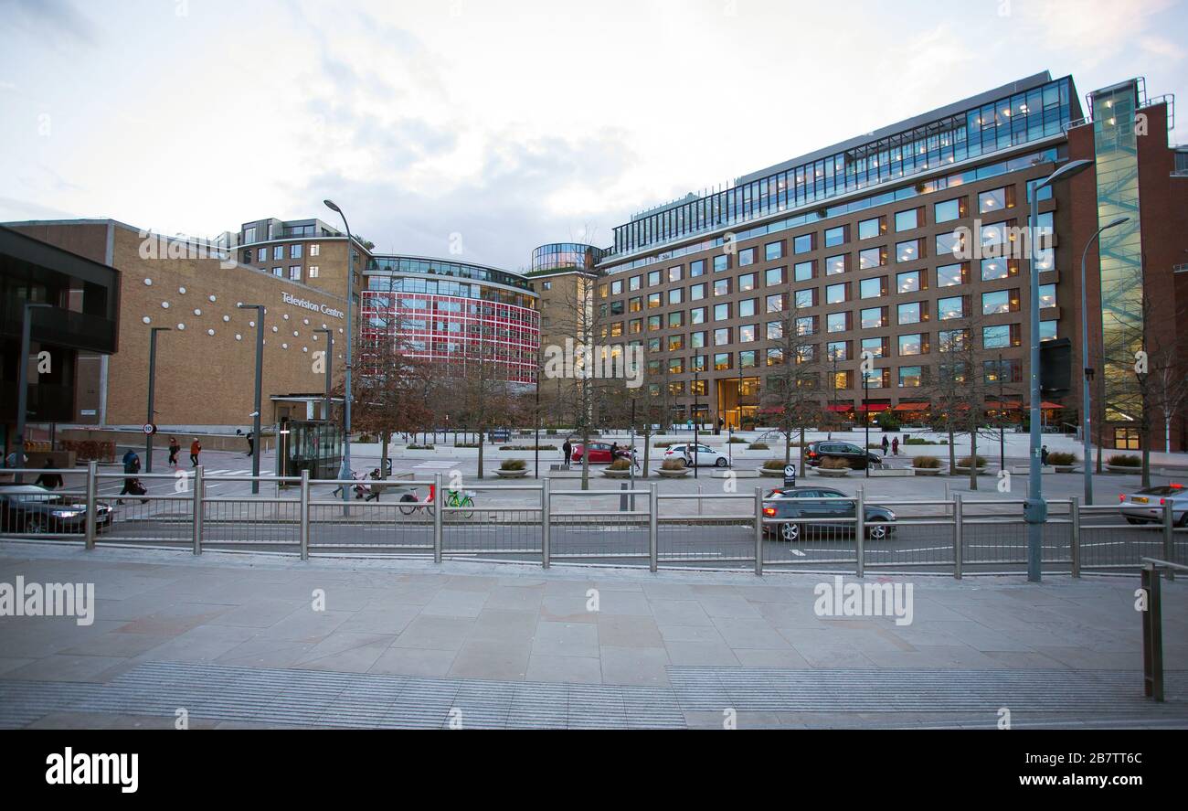 BBC Television Centre, General View GV, Wood Lane, West London. Stock Photo