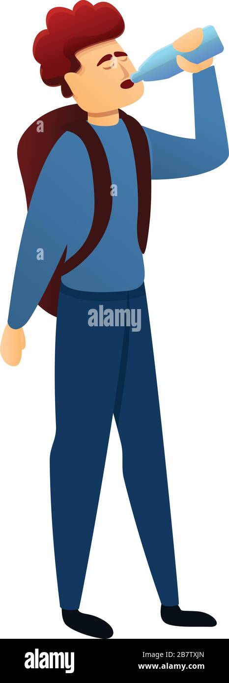 Cartoon Man With Drink High Resolution Stock Photography and Images - Alamy