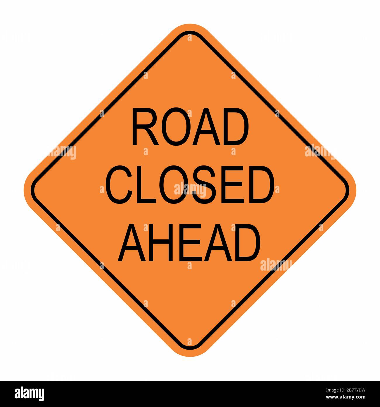 Road closed sign Stock Vector Image & Art Alamy