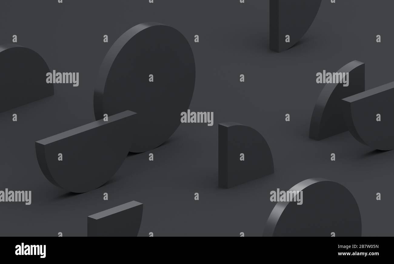 Abstract 3d render, modern background design with geometric shapes ...