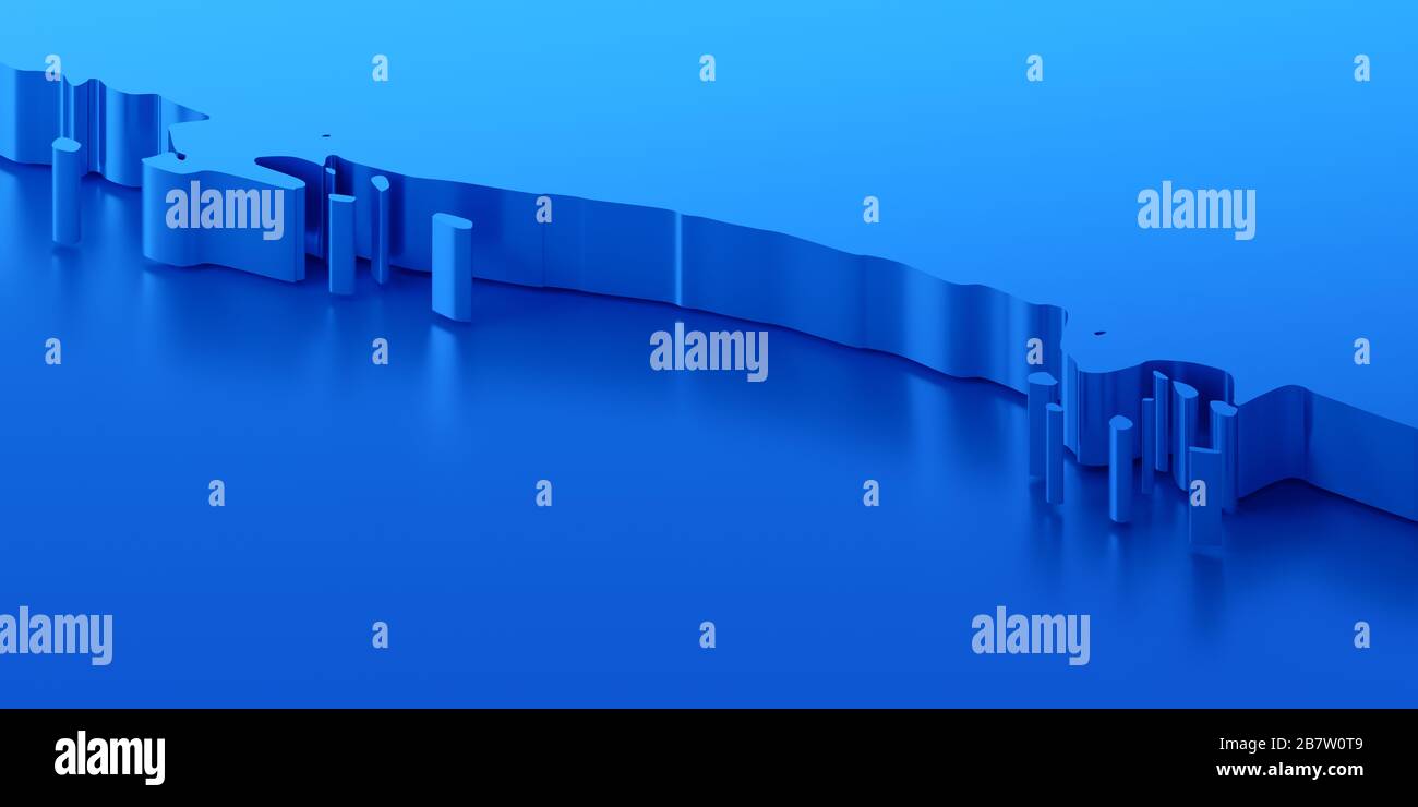 Abstract 3d render, background design, modern illustration Stock Photo ...