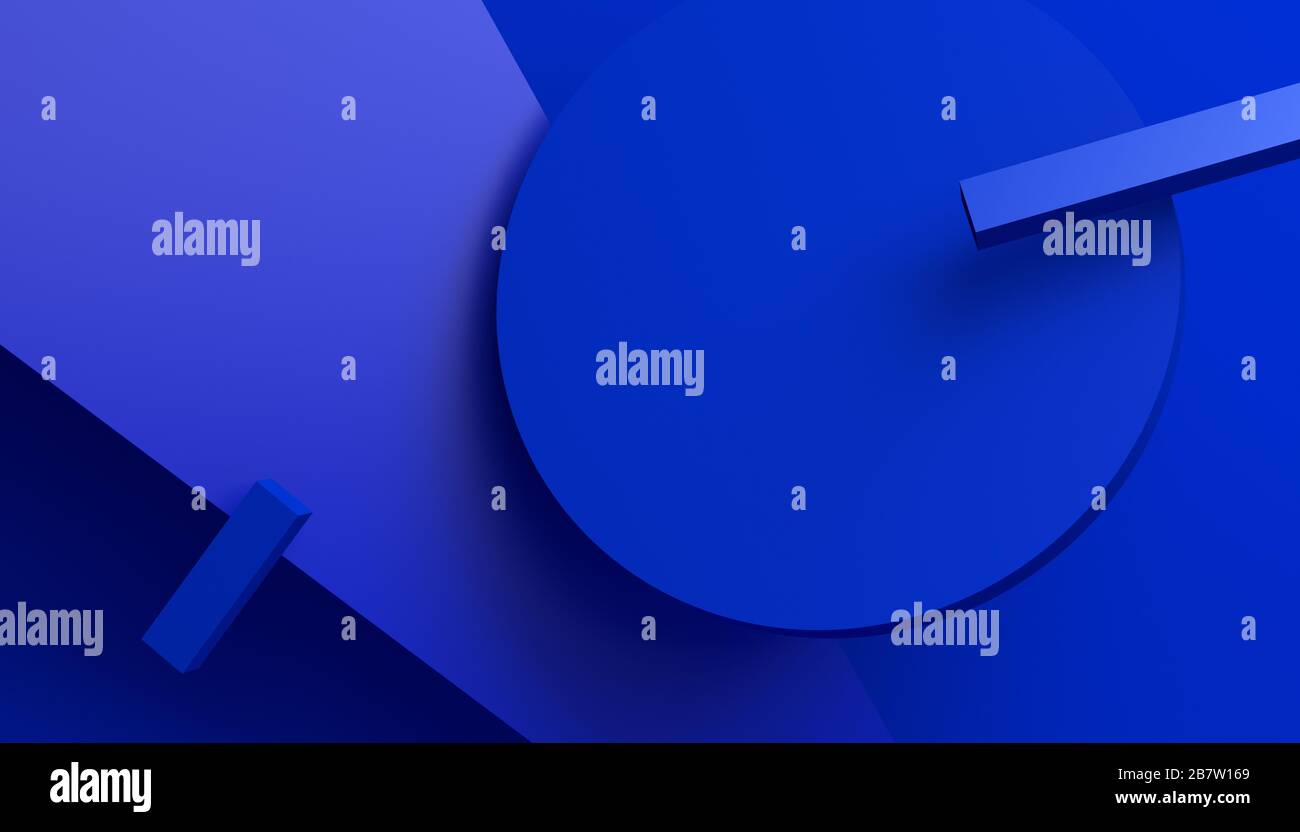 Abstract 3d render, background with geometric shapes, modern graphic ...